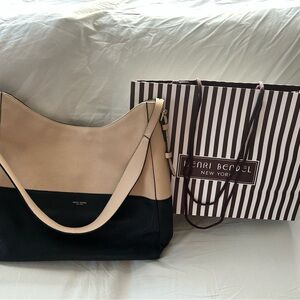 Henri Bendel Parker Oversized Color Blocked Hobo